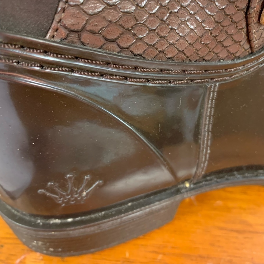 POSH Wellies knee high rain boots size 7 NEW #springbreak #easter - Picture 6 of 7